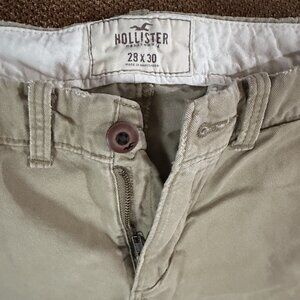 Hollister Men's Tan Pants | Jeans 28W 30L